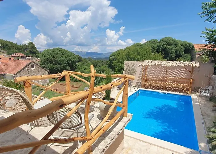 Hvar Stone Villa With Pool